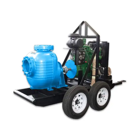 Bomba autocebante modelo 200MD con motor diésel de Barmesa Pumps