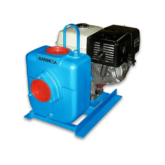 Bomba autocebante modelos 27MD y 29MD con motor diésel de Barmesa Pumps