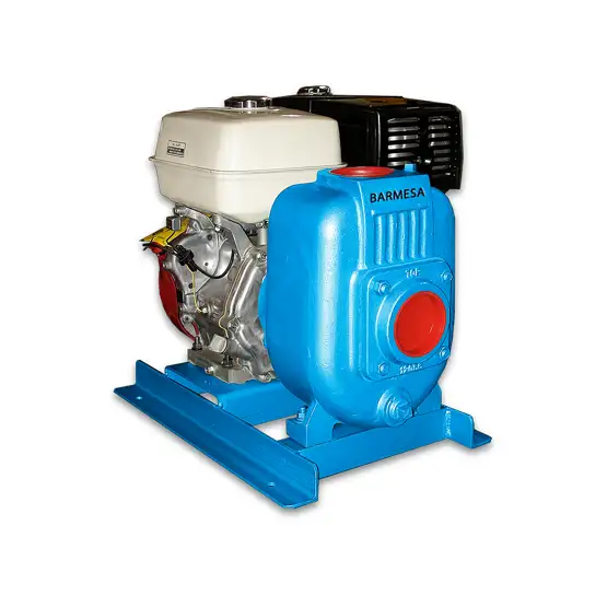 Bomba autocebante modelo 22MD con motor diésel de Barmesa Pumps