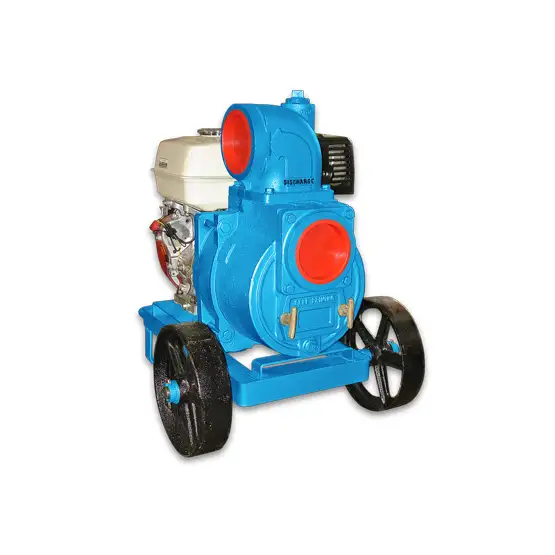 Bomba autocebante para aguas residuales modelo 4ATS con motor diésel de Barmesa Pumps