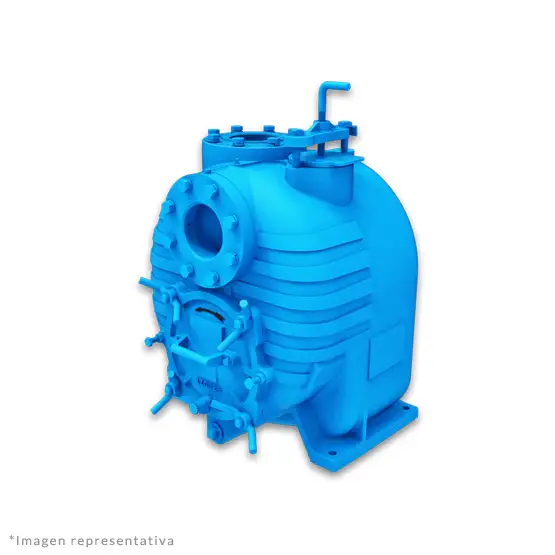 Bomba autocebante tragasólidos modelo SH4-U de Barmesa Pumps para aplicaciones industriales y municipales