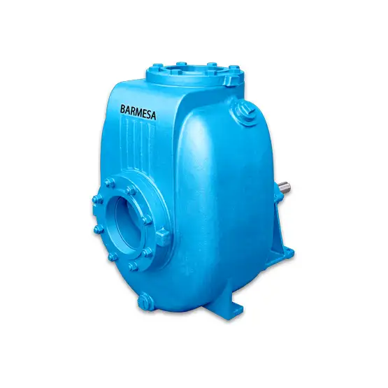 Vista frontal de la bomba autocebante universal modelo 90MU de Barmesa Pumps