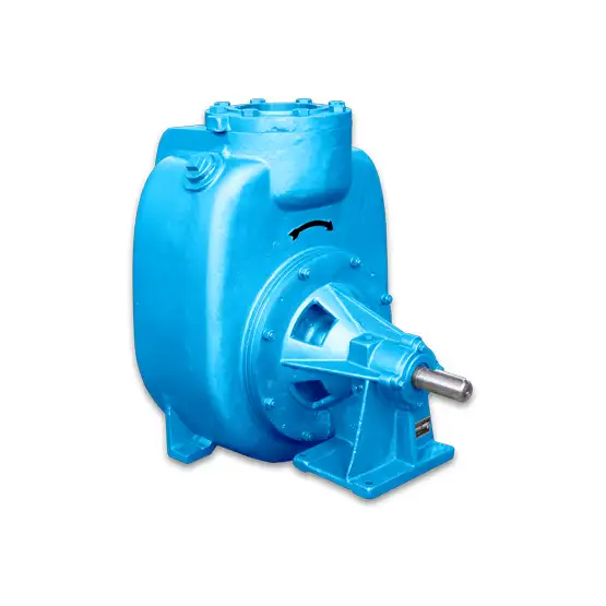 Vista posterior de la bomba autocebante universal modelo 90MU de Barmesa Pumps