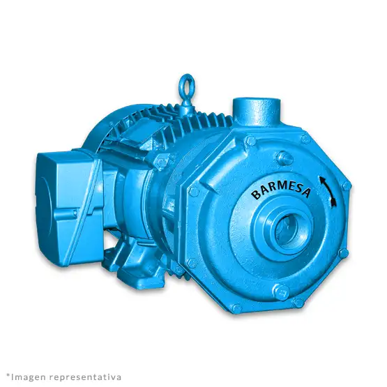 Bomba centrífuga de alta presión modelo 15CDI de Barmesa Pumps, diseñada para operaciones que demandan alta presión y rendimiento confiable.