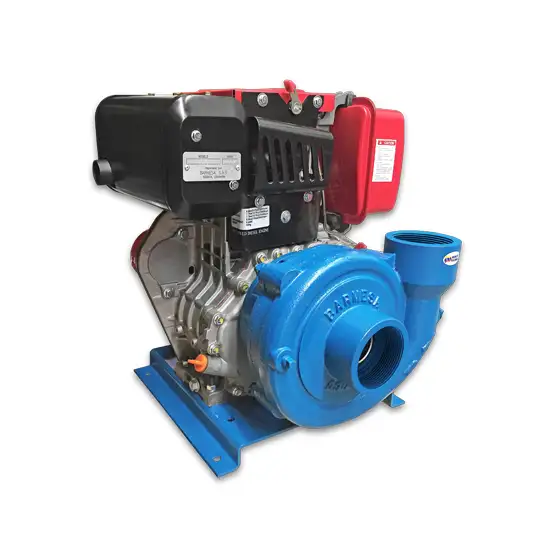 Bomba centrífuga de alta presión modelo 30CG con motor diésel de Barmesa Pumps
