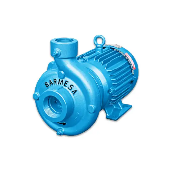 Vista derecha de la bomba centrífuga de alta presión modelo IB de Barmesa Pumps