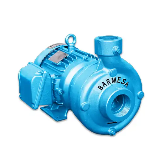 Vista izquierda de la bomba centrífuga de alta presión modelo IB de Barmesa Pumps