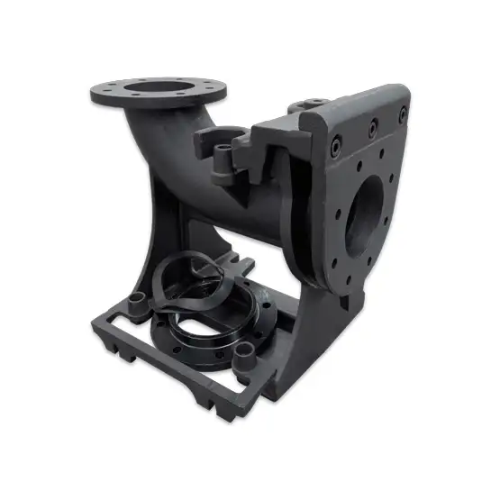 Codo de acoplamiento móvil modelo CAM2 de Barmesa Pumps para instalación de bombas sumergibles