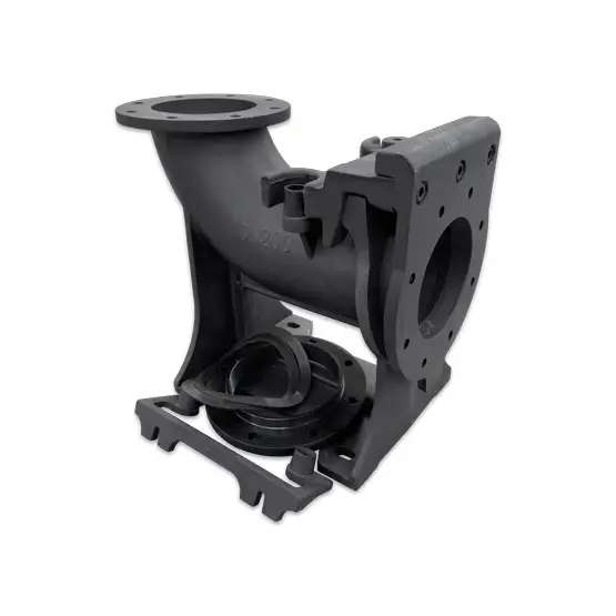 Codo de acoplamiento móvil modelo CAM2 de Barmesa Pumps para instalación de bombas sumergibles