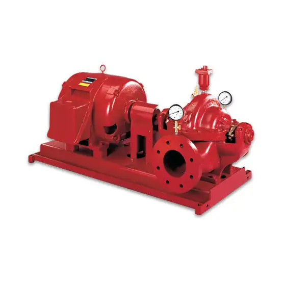 Equipo contraincendio normado modelo Pentair de Barmesa Pumps para protección en edificaciones