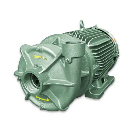 Vista derecha de la bomba centrífuga de alta presión modelo IA2½ de Barmesa Pumps