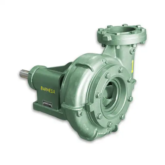 Vista derecha de la bomba centrífuga de alta presión con motor eléctrico modelo IA de Barmesa Pumps