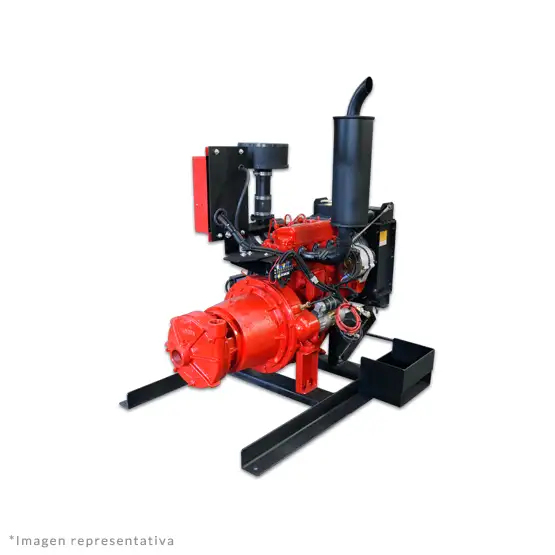 Equipo contraincendio modelo ECI-IA con motor YANZUNG® Barmesa Pumps con certificación de seguridad