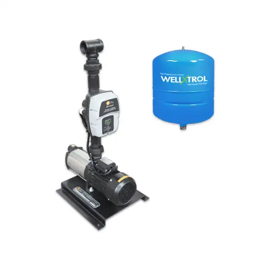 Equipo presurizador modelo EBSMH-Simplex de Barmesa Pumps para sistemas de presión constante