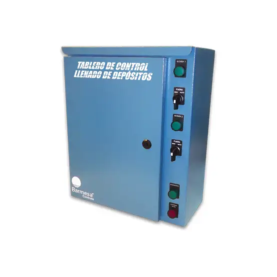 Tablero de control para llenado de depósitos de Barmesa Pumps