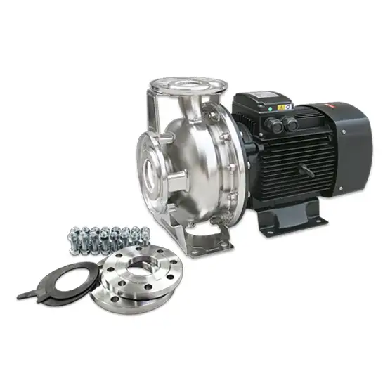 Stainless steel end suction centrifugal pump SOX series Barmesa Pumps chemical handling