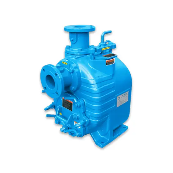 Front view self-priming solids-handling SH3-U Barmesa Pumps