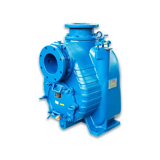 Self-priming solids-handling SH8-U Barmesa Pumps for wastewater applications