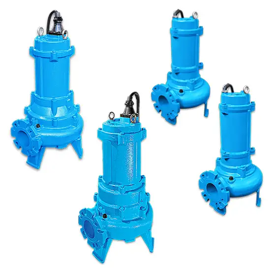 Submersible cutter pump Roto Blade series Barmesa Pumps high-efficiency sewage pumping